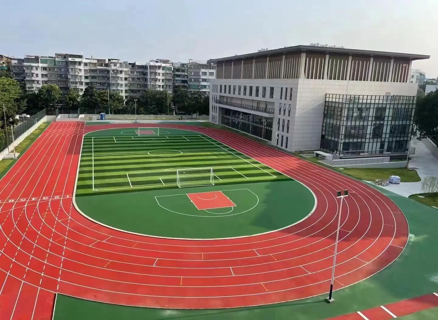 威海市塑胶跑道材料塑胶篮球场 - 方案
